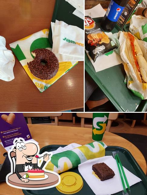 Subway sert une variété de plats sucrés