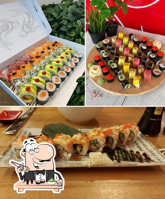 Prenez de nombreuses options de sushi