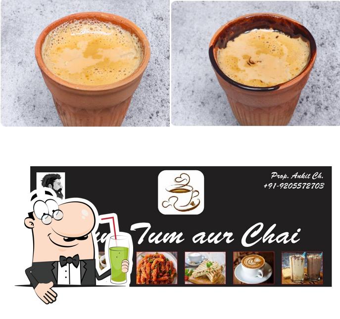 Enjoy a beverage at Hum Tum Aur Chai