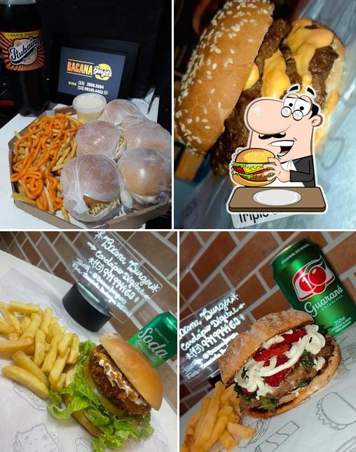 Hambúrguer em Bacana Burger