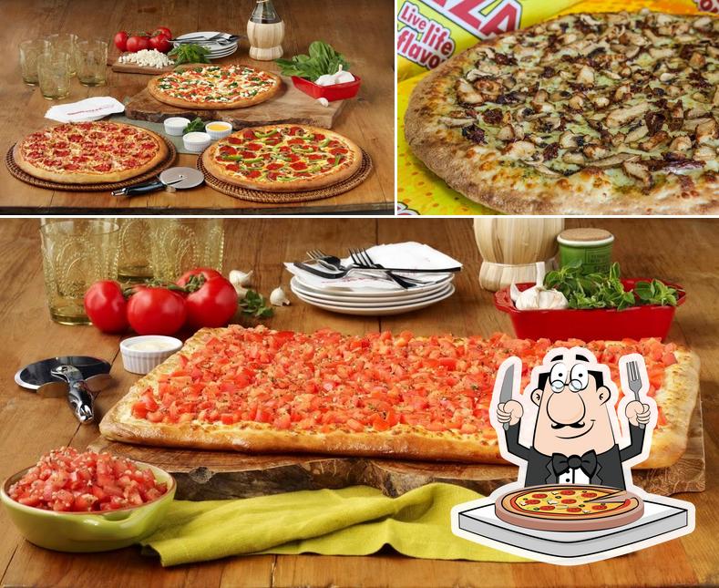 Elige entre diferentes tipos de pizza