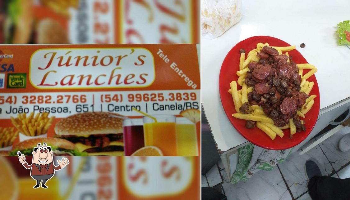 Comida em Júnior's Lanches