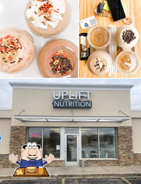 This is the image displaying food and exterior at Uplift Nutrition Jenison