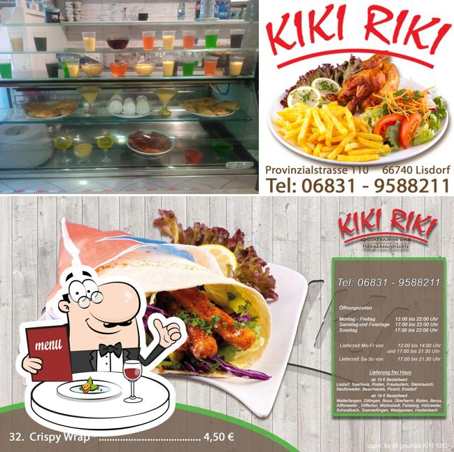 Platos en Kiki-Riki Restaurant