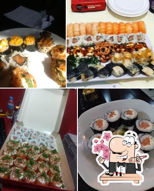 Escolha diversas opções de sushi