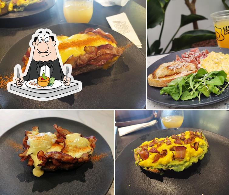 Comida em Lets Eggs - Centro