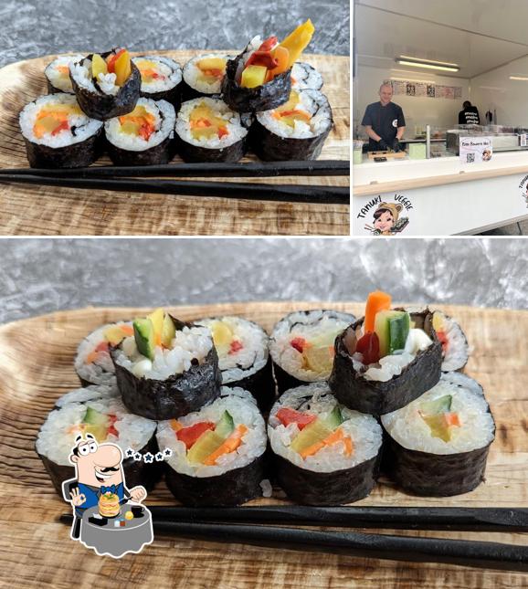 Essen im Tanuki Veggie Sushi