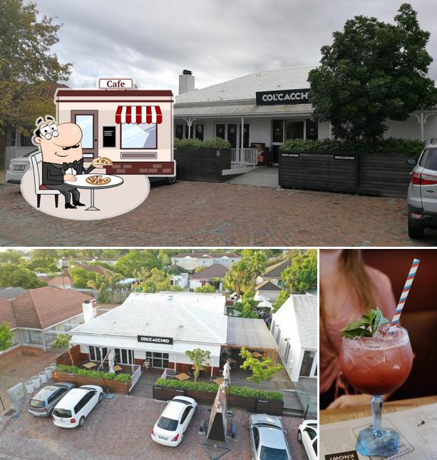 Take a look at the image showing exterior and alcohol at Col'Cacchio Somerset West