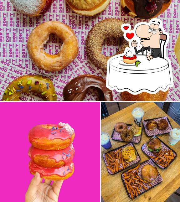 "Don't Doughnuts" предлагает большое количество сладких блюд