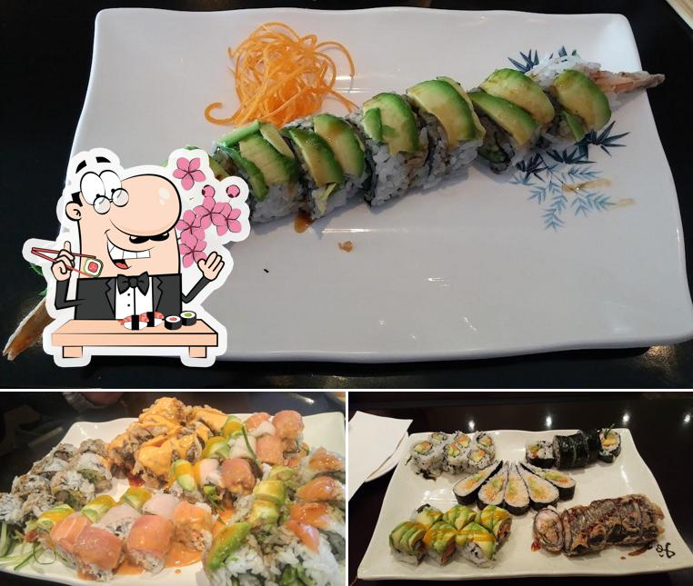 Les sushi sont offerts par Shogun Sushi