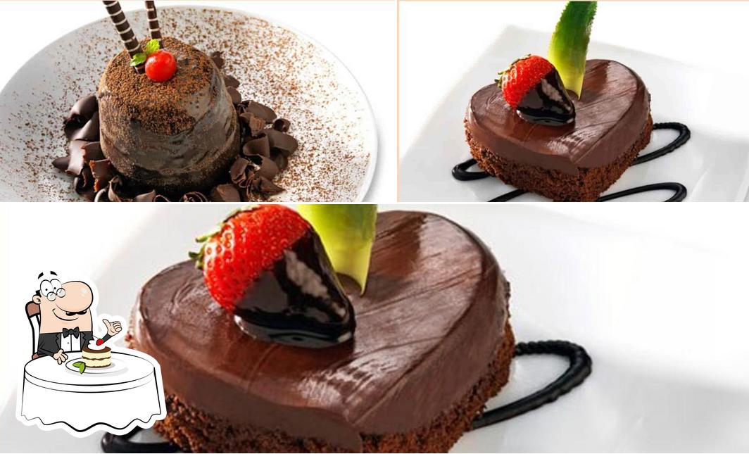 Cake World serves a variety of sweet dishes