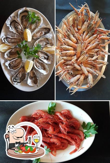 Prenez des fruits de mer à La Nuova Perla