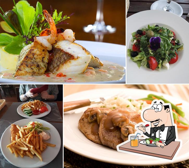 Еда в "Jachtklubas, restoranas, Pretoris"