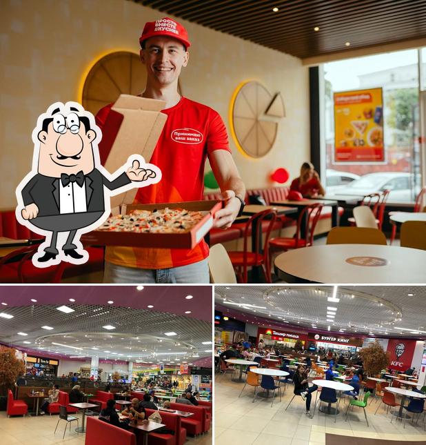 L'intérieur de Tashir Pizza