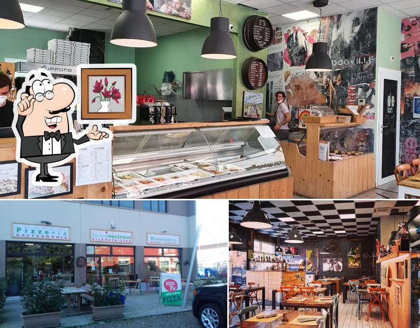 Gli interni di Pizzeria ContadiNostrano