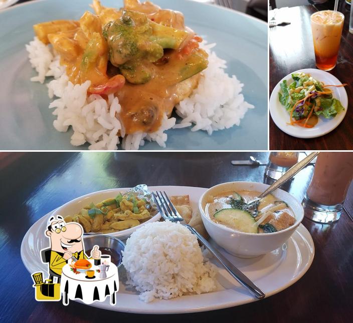 Food at Thai Archer Restaurant Utah
