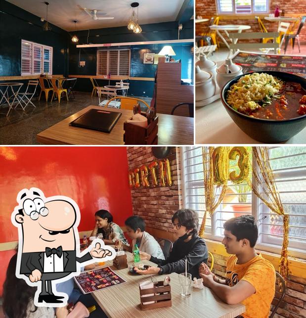 The interior of Wok & Chops - Pan Asian Food