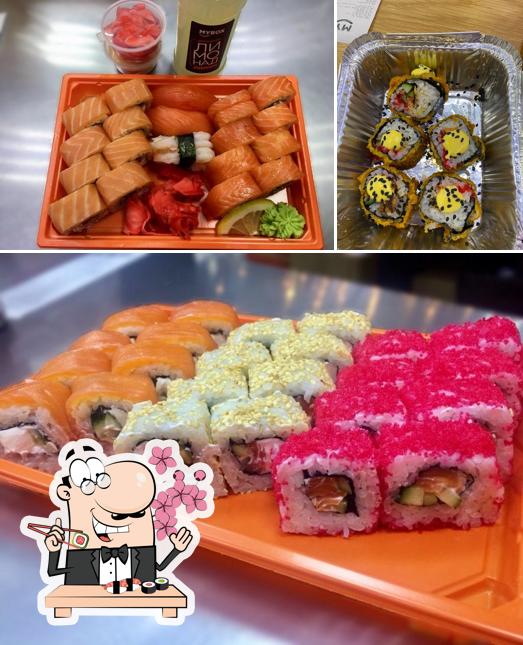 Commandez de nombreuses options de sushi