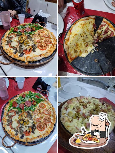 Consiga pizza no Pizzaria da Praça