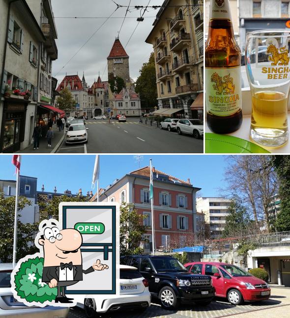 Mira las fotografías donde puedes ver exterior y cerveza en Saveurs d'Ailleurs