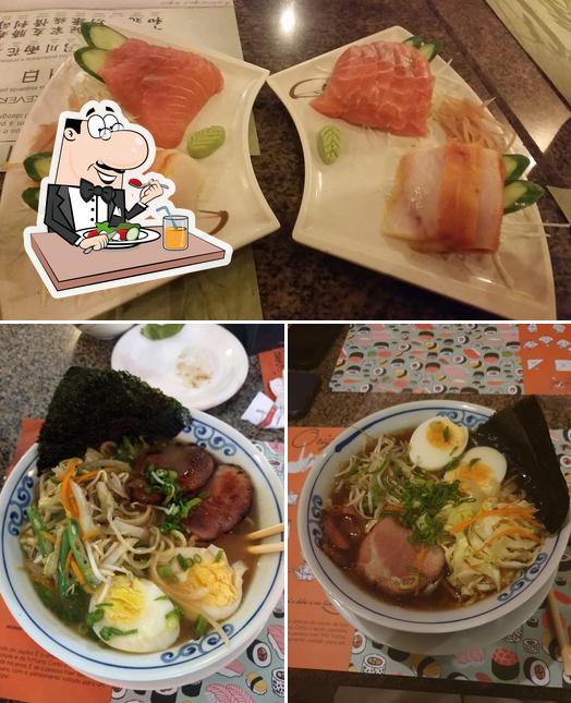 Comida em Midori Sushi