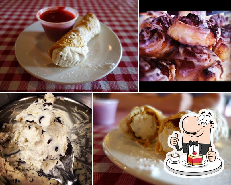 Solorzano's Pizza - Webber St. offers a selection of desserts