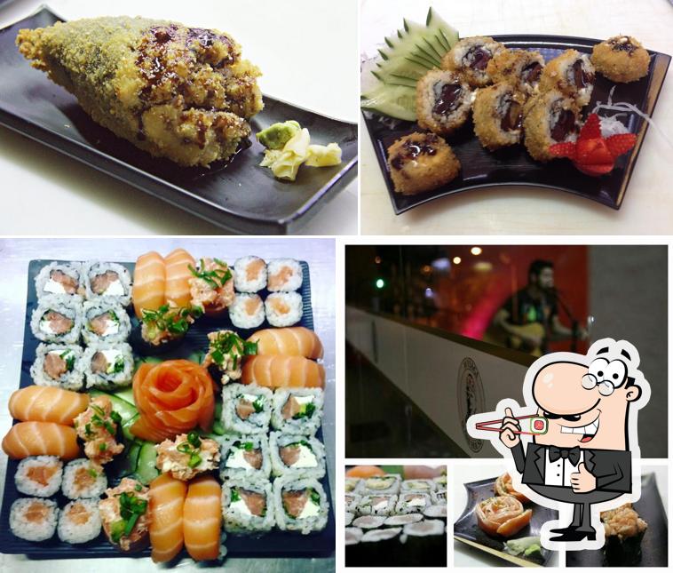 Prove diversas opções de sushi