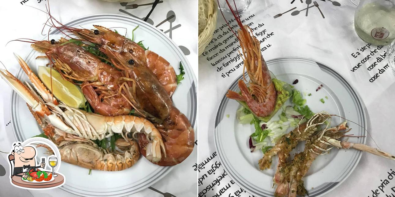 Ordina la cucina di mare a Trattoria Montixello