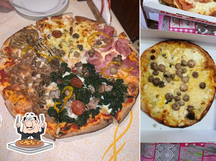 Choisissez différents types de pizzas