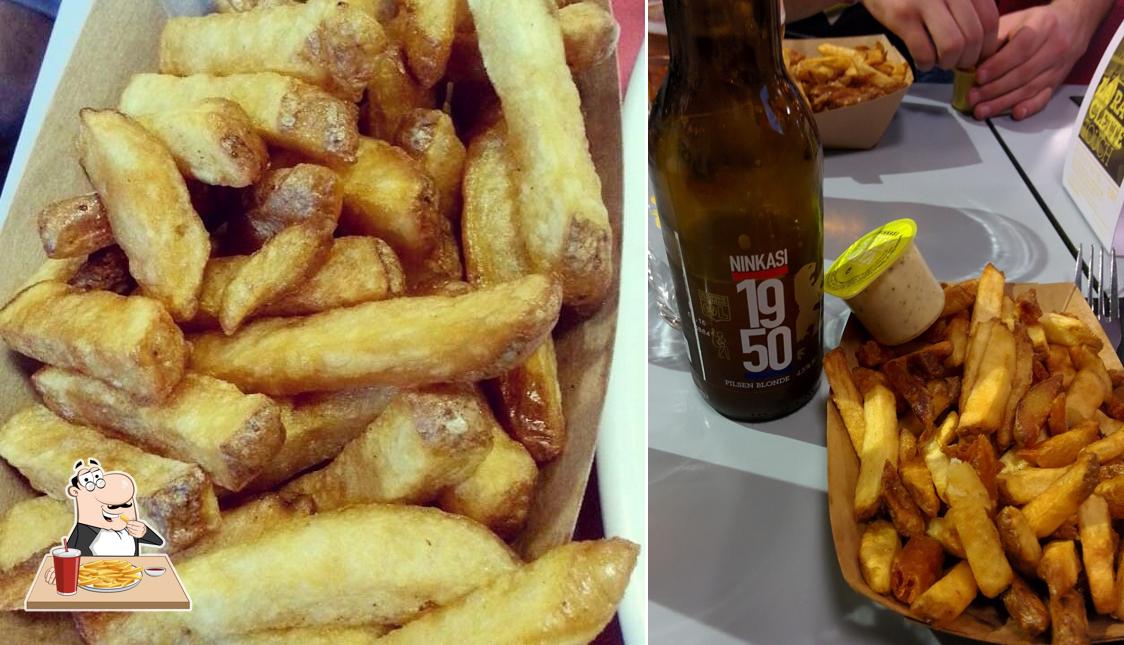 A Ninkasi Sans Souci vous pouvez prendre des frites, des pommes frites