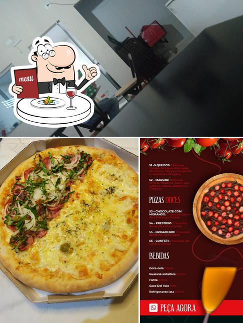 The photo of Dileto Pizzaria Delivery’s food and interior