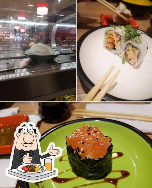 Nourriture à TOKYO Running Sushi
