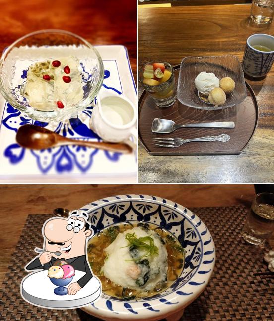 Asai Kaiseki Cuisine offers a number of sweet dishes