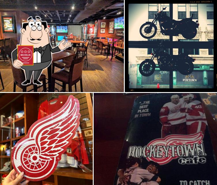 Here's a picture of Hockeytown Cafe