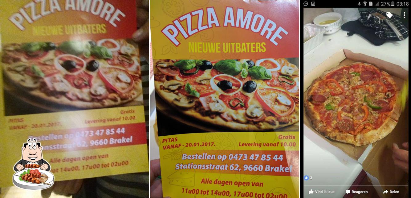 Nourriture à Pizza Amore