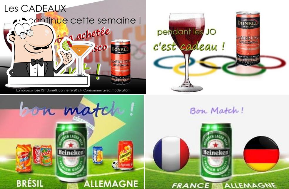 Essayez une boisson du menu