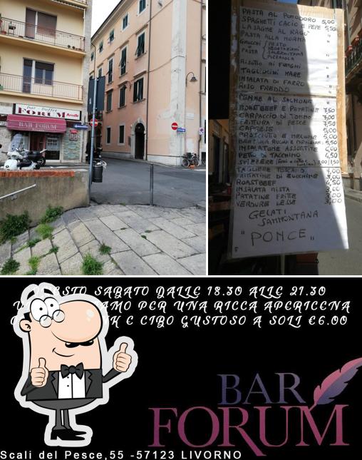 Look at the pic of Bar Forum Livorno