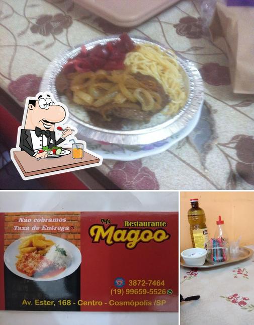 Comida em Restaurante Mr. Magoo