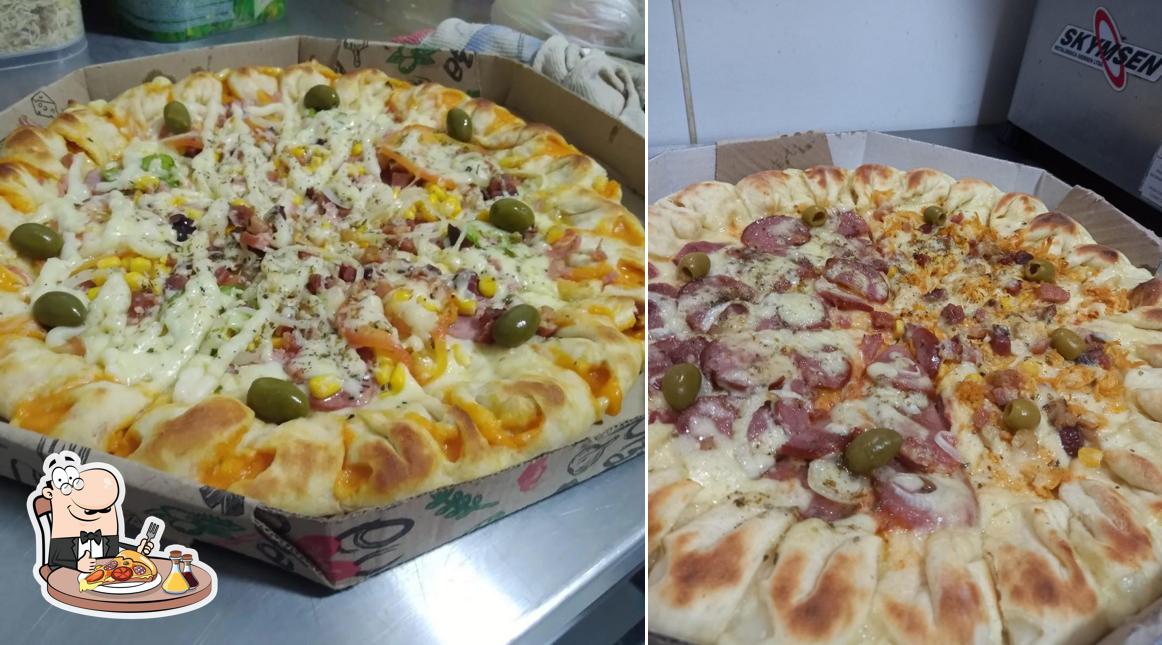 Experimente pizza no PIZZARIA NOVO SABOR