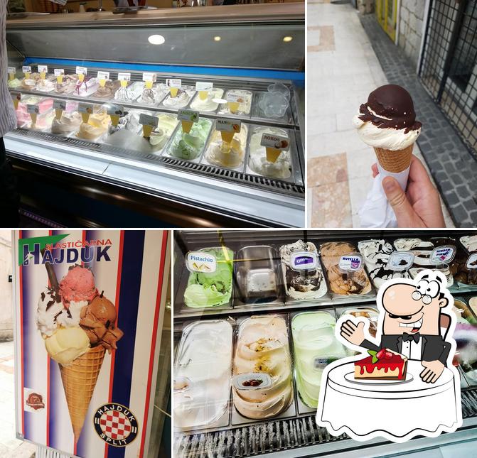 Hajduk Ice Creams serve un'ampia gamma di dessert