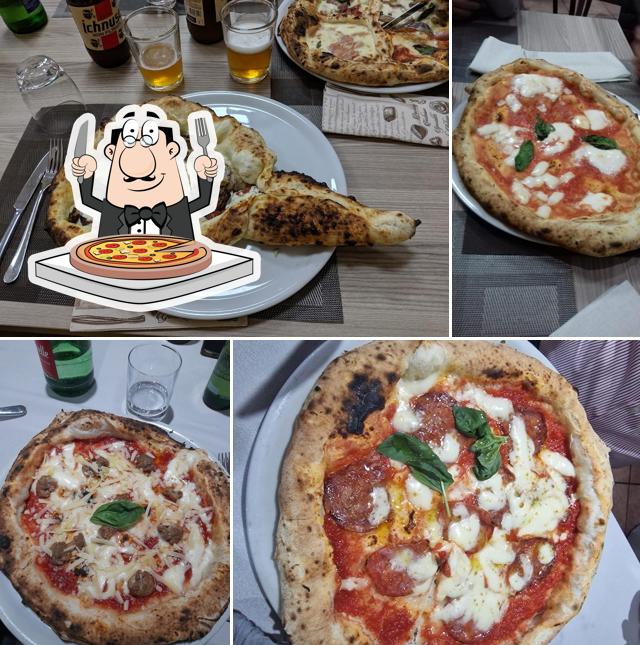 Prova una pizza a Ristorante Pizzeria Braceria Essenza Del Gusto