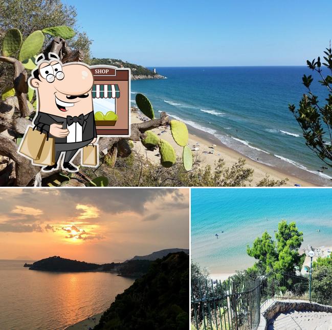 Goditi la vista dall'area esterna di Spiaggia Selvaggia