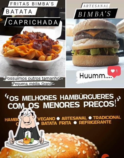 Comida em Bimba's Burger