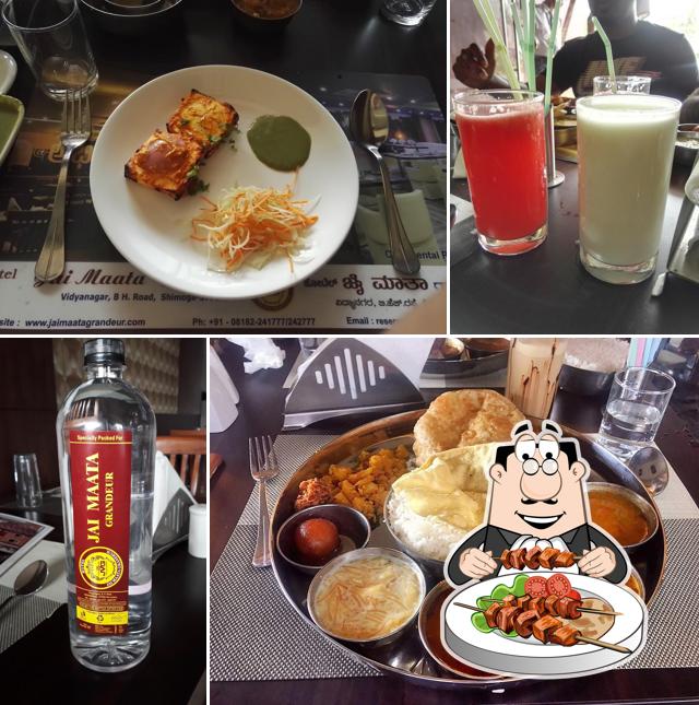 Food at Hotel Jai Maata Grandeur