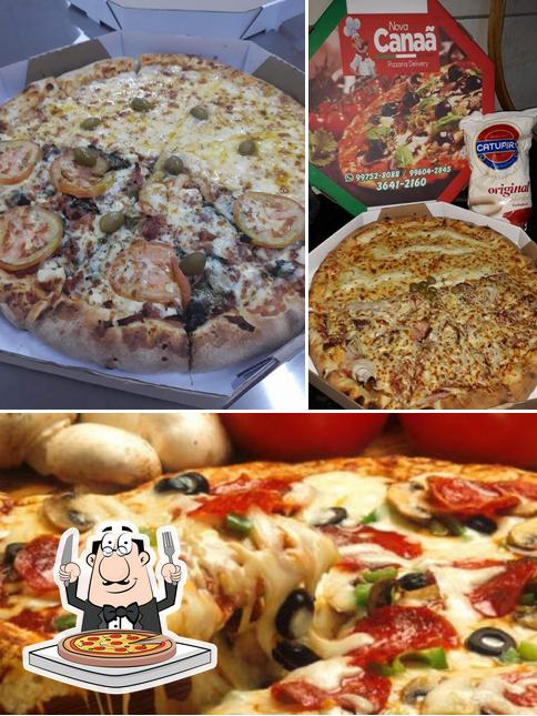 Peça pizza no Nova Canaã Pizzaria E Delivery