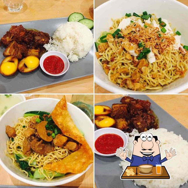 Platos en Wong Hawker's Food