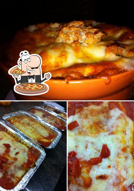 Experimente pizza no Pastel e Cia