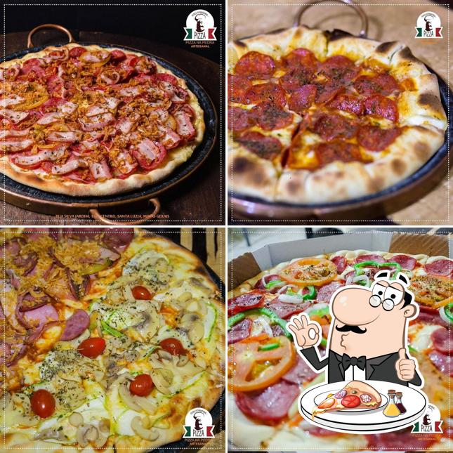 No Tito forneria pizza artesanal, você pode conseguir pizza