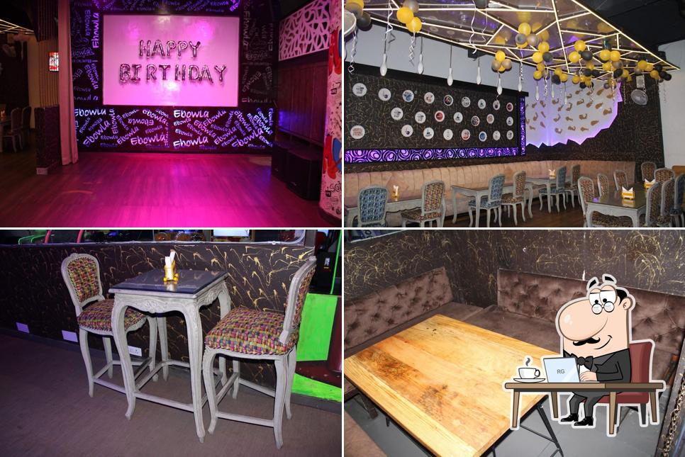 The interior of Ebowla Club Karnal - Best Banquet Hall Restaurant Gaming Zone in Karnal