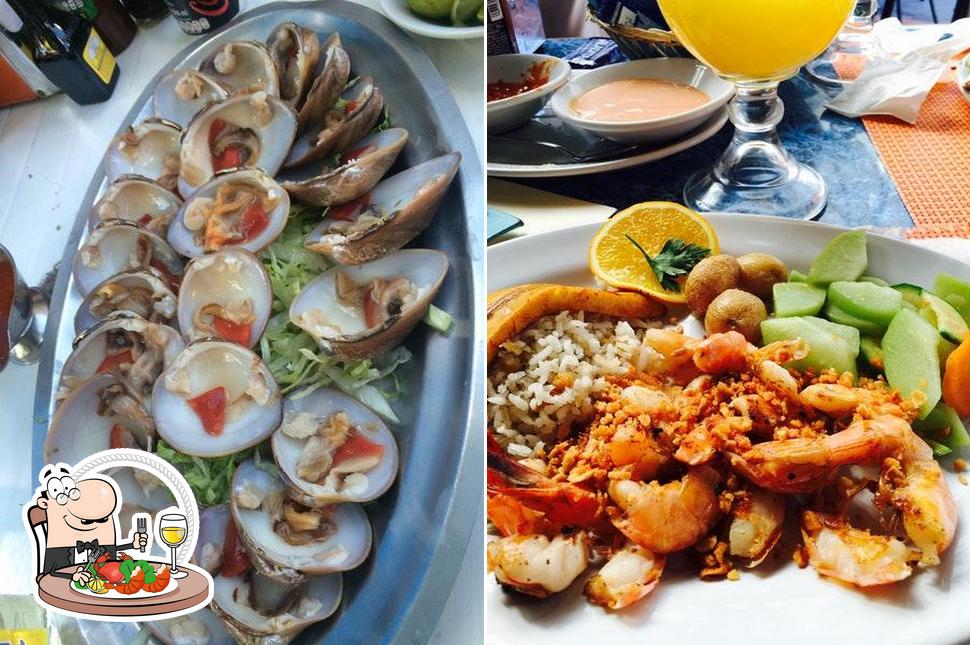 Try out seafood at Los Delfines
